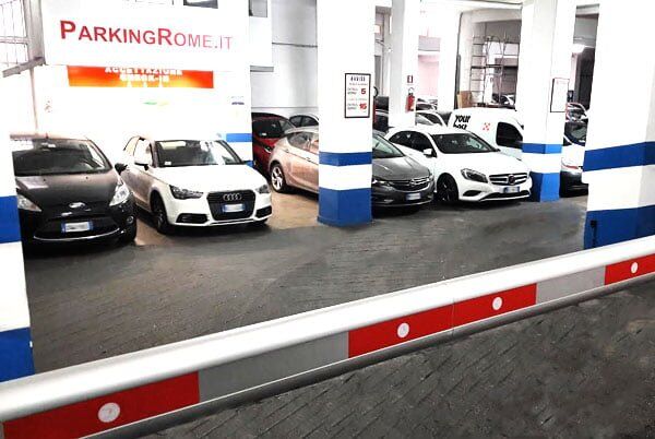 safe and secure car park in central Rome